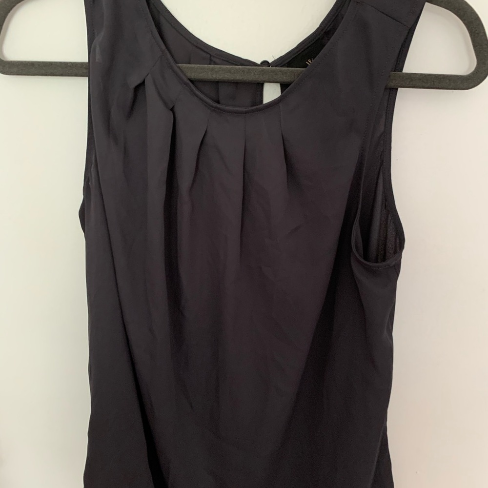 Grey dress blouse